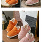  Men's Fashion Style Store Kidmi Men Plush Fur Slippers Winter Warm Outdoor Fluffy Soft Cotton Men Boots Indoor Home Fashion Fur Cozy Furry Men Flat Shoes