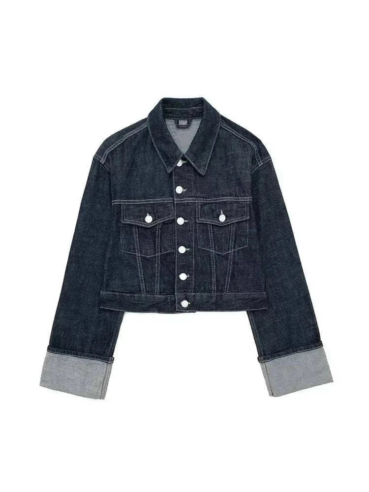  Men's Fashion Style Store women denim jacket