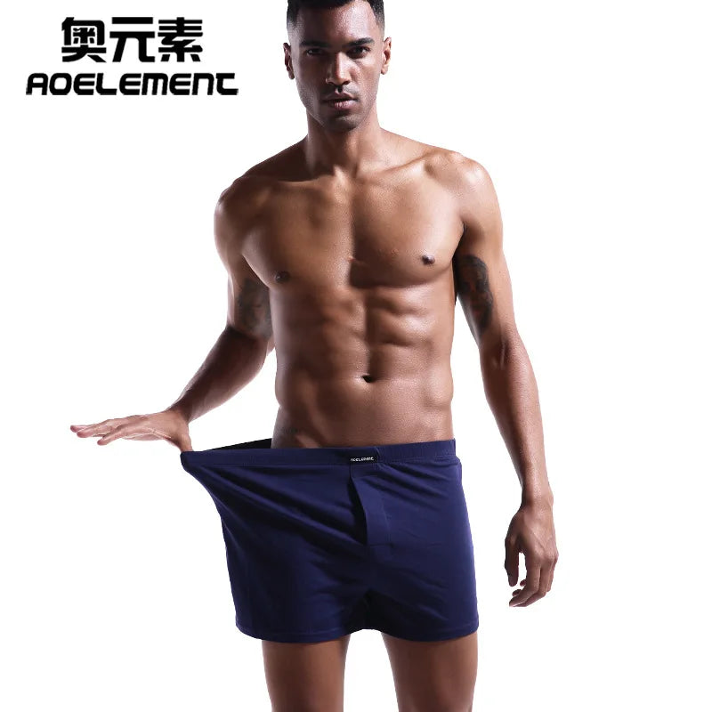 2 PCS BREATHABLE COTTON BOXERS -  Men's Fashion Style Store