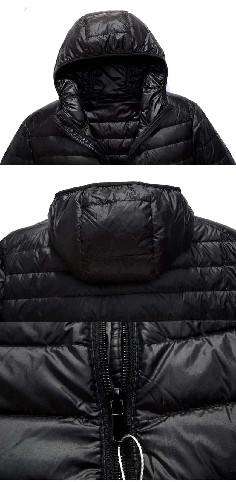 puffer jacket with hood