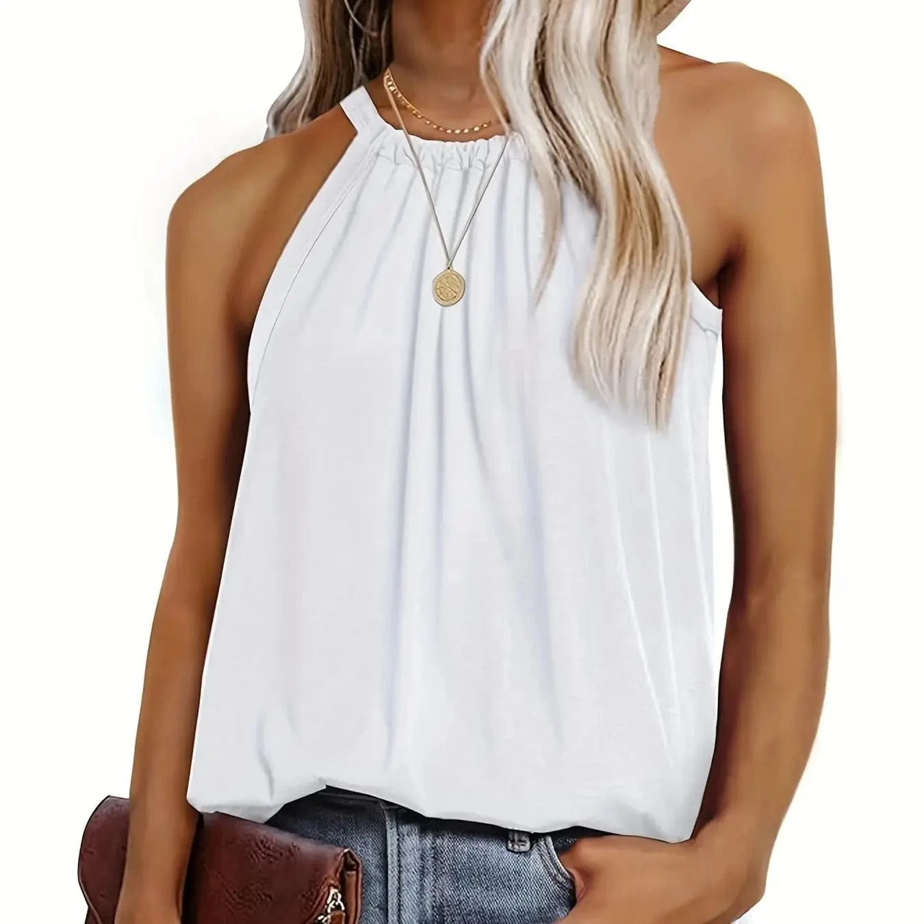  Men's Fashion Style Store WHITE / XL Summer Tops For Women