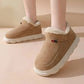  Men's Fashion Style Store Kidmi Men Plush Fur Slippers Winter Warm Outdoor Fluffy Soft Cotton Men Boots Indoor Home Fashion Fur Cozy Furry Men Flat Shoes