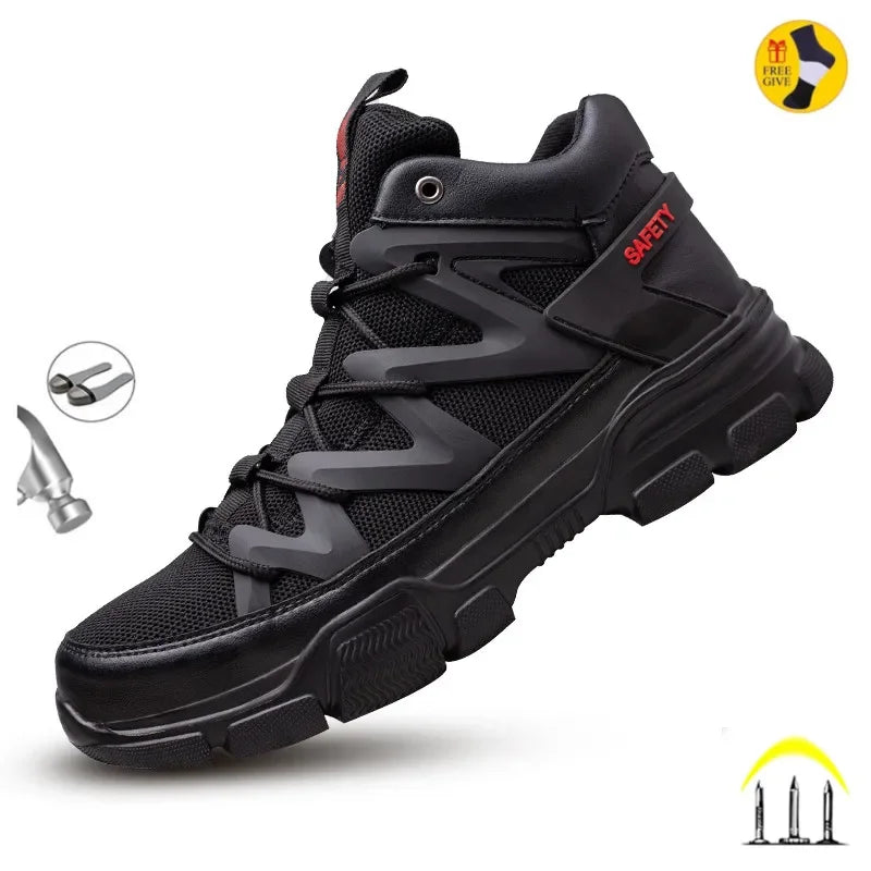 STEEL TOE PUNCTURE PROOF SNEAKERS -  Men's Fashion Style Store