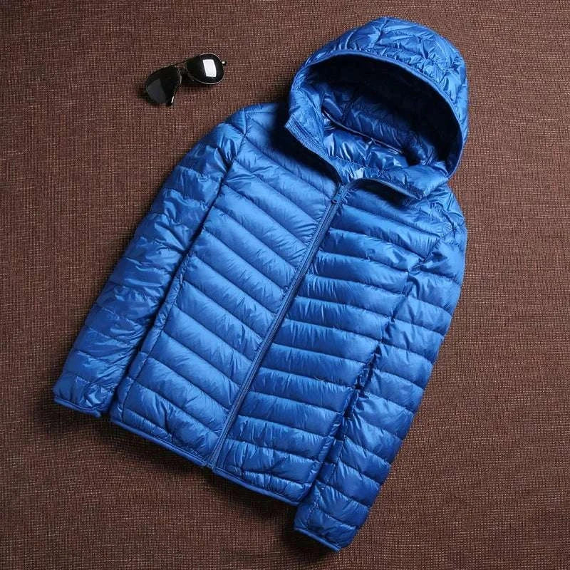 puffer jacket with hood