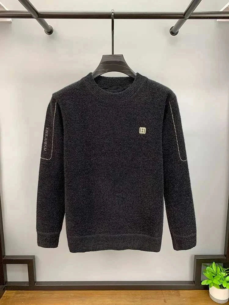 Winter Men's Warm Fleece Sweater