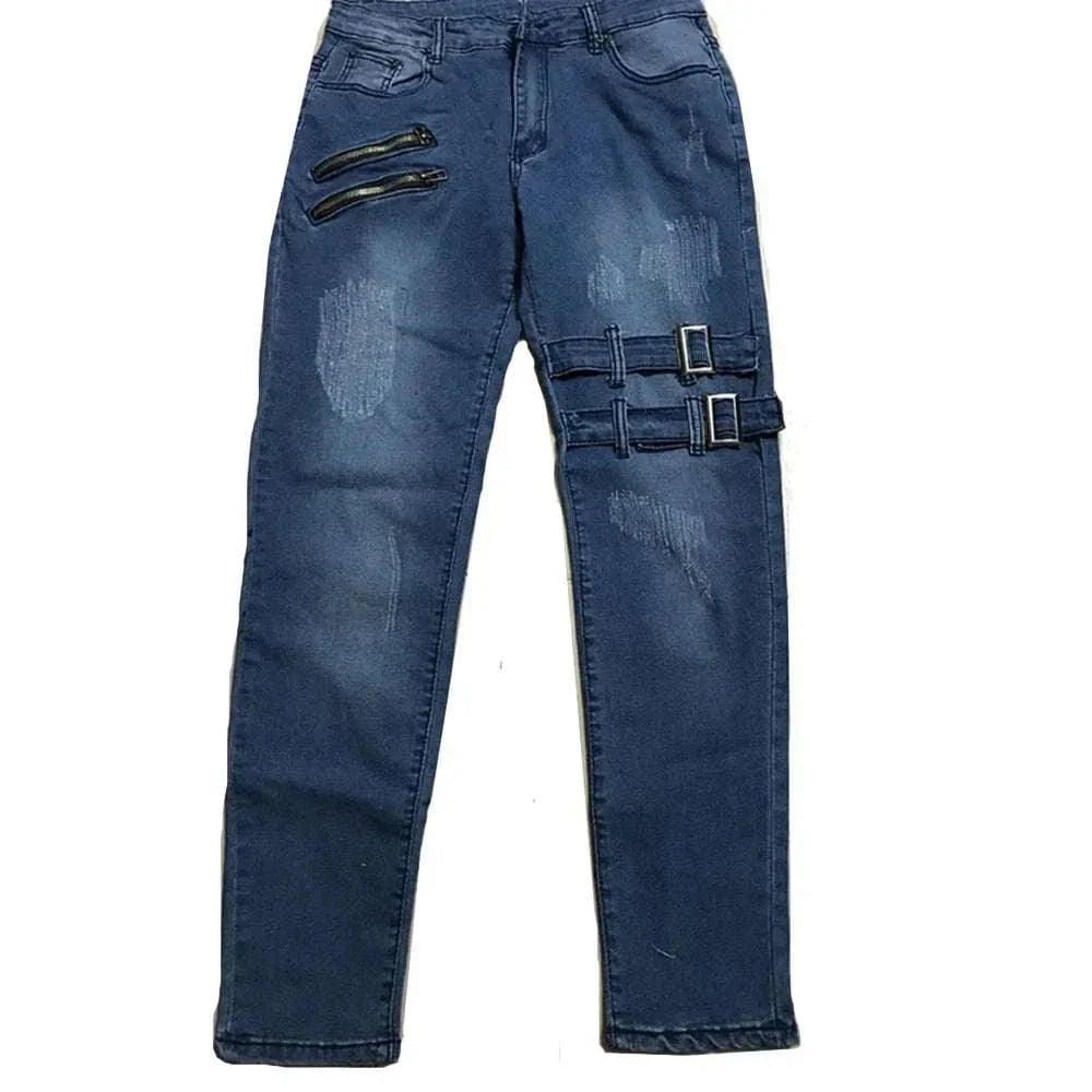  Men's Fashion Style Store 0019-blue / S / CHINA Men Jeans