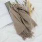 Men's Fashion Style Store WJ2018C6lighttan / 165-30CM pure wool High Quality  Wool Scarf Autumn Winter Men