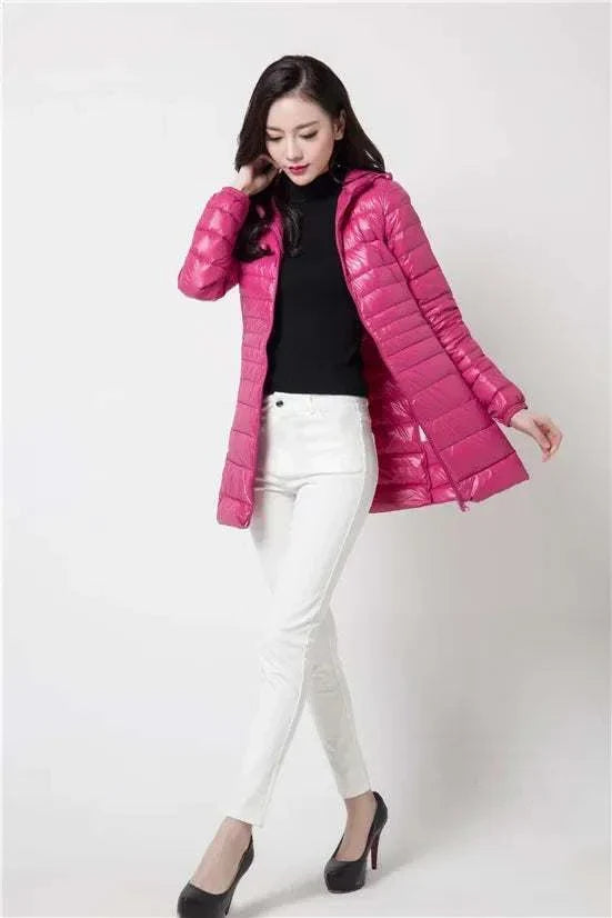 Women Hooded  Down Jacket | Jacket  Women Hooded | Hooded Down Jackets