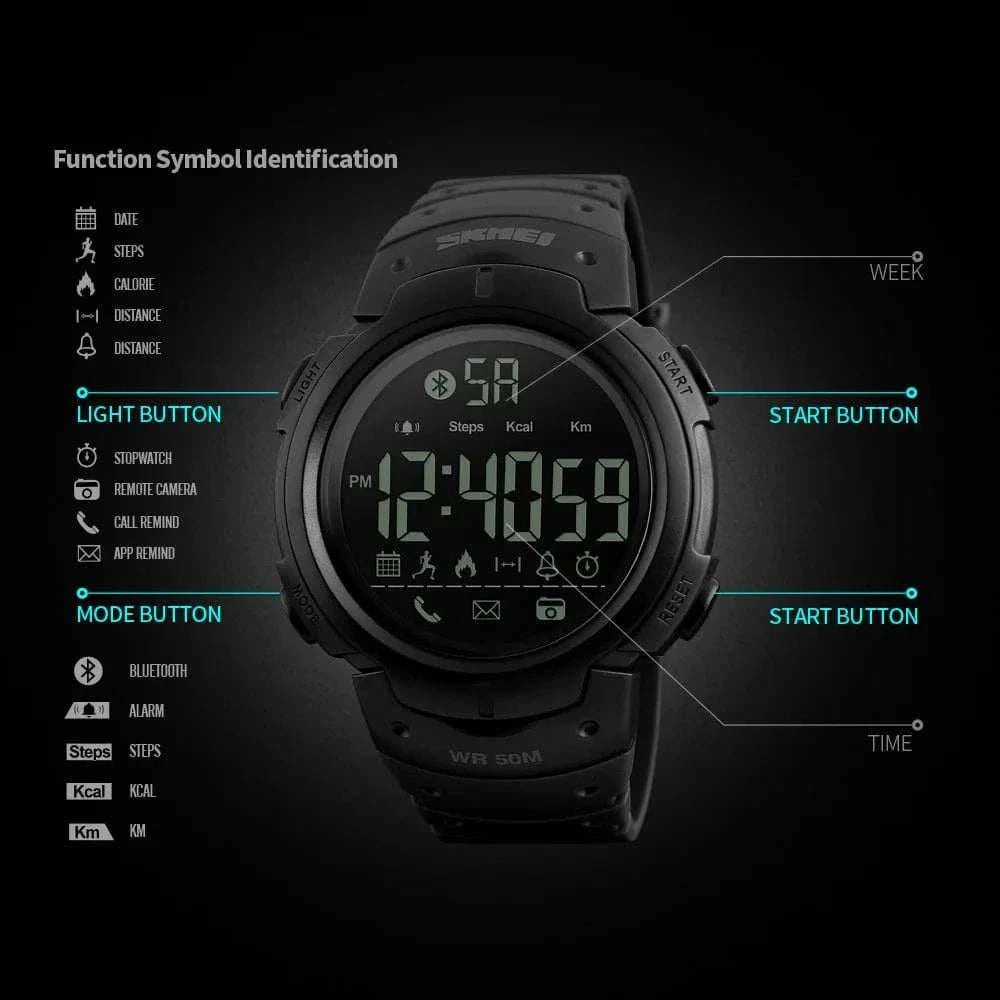 MensFashionStyleStore BLUETOOTH SMART WATCH WITH REMOTE CAMERA