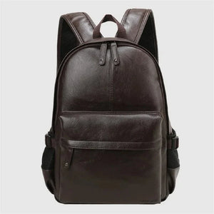 MensFashionStyleStore CASUAL LEATHER BACKPACK