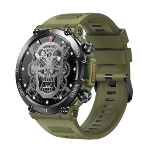 MensFashionStyleStore ArmyGreen FITNESS TRACKING SMARTWATCH