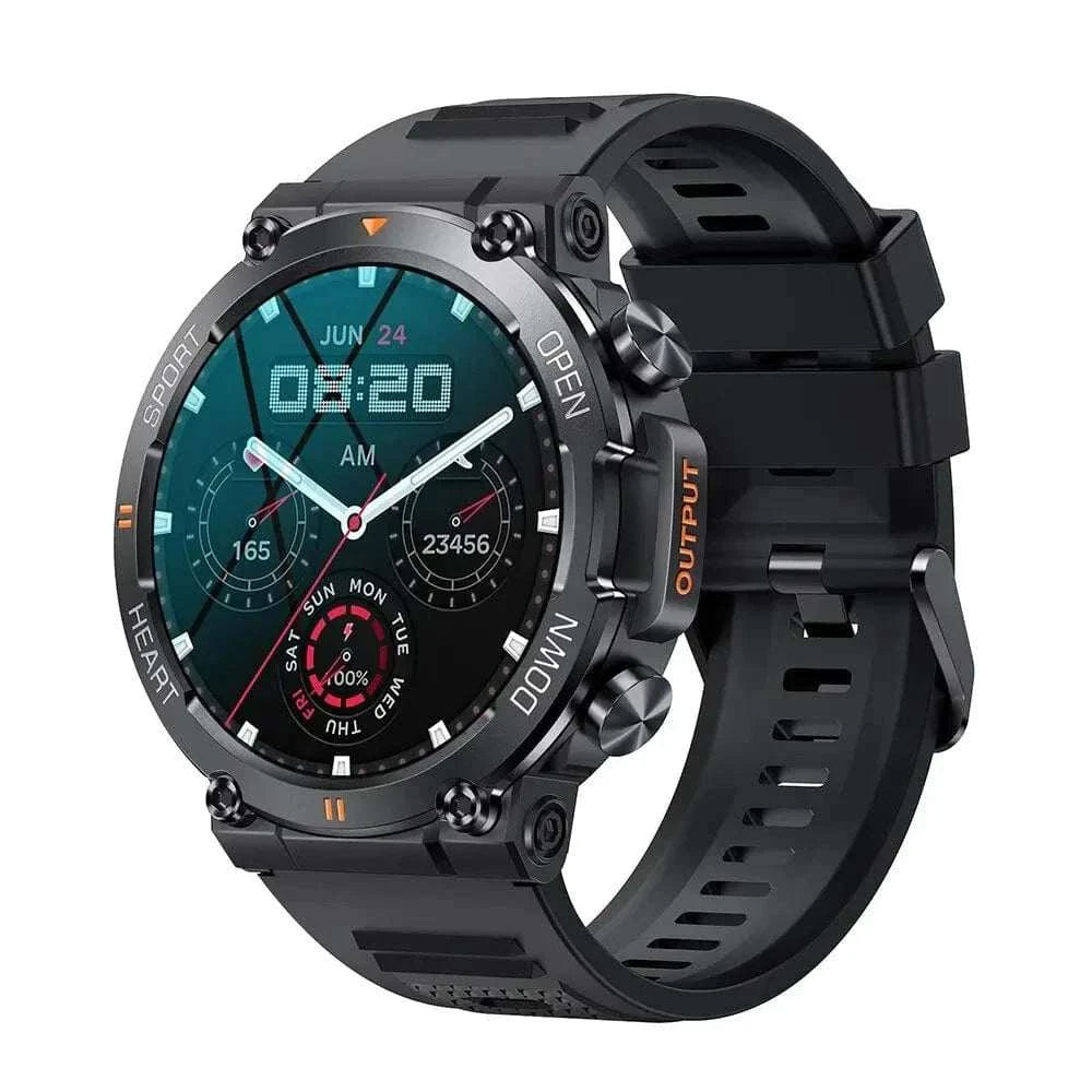 MensFashionStyleStore black FITNESS TRACKING SMARTWATCH