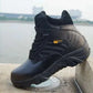 MensFashionStyleStore black low top / 8 LEATHER TACTICAL BOOTS