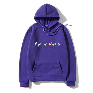 MensFashionStyleStore Purple-B / XXXL Men Friends Hoodie