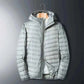  Men's Fashion Style Store Hooded Gray / CHINA / XXL(Asian)73-80KG Men Puffer Jackets