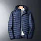  Men's Fashion Style Store Hooded Navy Blue / CHINA / XXL(Asian)73-80KG Men Puffer Jackets