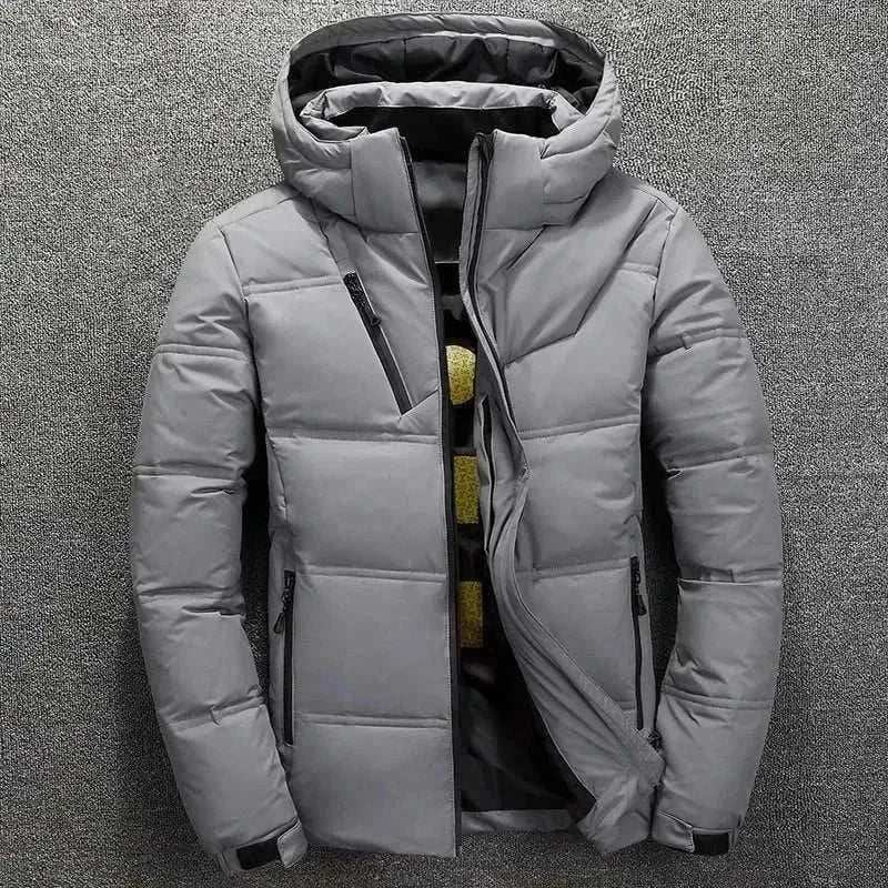 Men's Fashion Style Store 1897-Gray / M men's frozen range parka