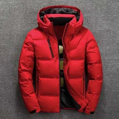 Men's Fashion Style Store 1897-Red / M men's frozen range parka