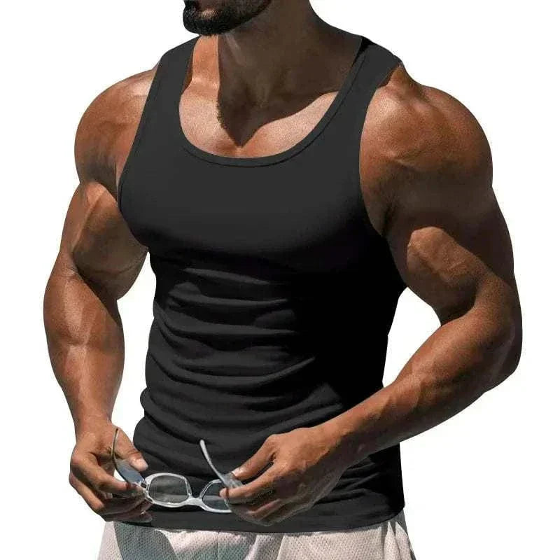  Men's Fashion Style Store Black / M Men Top
