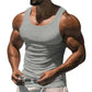  Men's Fashion Style Store Light Gray / S Men Top