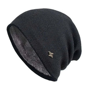 Men's Fashion Style Store Men Winter Warm Hat Adult Knitted Casual Beanies Skullies Cotton Wool Hats for Men Brand Outdoor Cap Solid Gorros