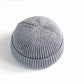 Men's Fashion Style Store Men Women Knitted Hat Beanie Skullcap Sailor Docker solid fashion Cuff Brimless Cap Rogue Melon Fur Woolen Knitted beanies hats