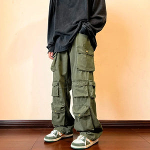 MensFashionStyleStore MULTI POCKET CARGO PANTS