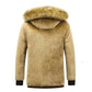 Men's Fashion Style Store New Men Winter Autumn  With Thick Warm Hooded Fur Collar Coat
