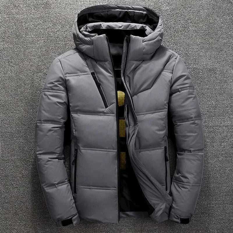 MensFashionStyleStore 1897 Dark grey / M OUTDOOR THICK WARM JACKET
