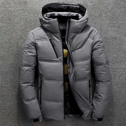 MensFashionStyleStore 1897 Dark grey / M OUTDOOR THICK WARM JACKET