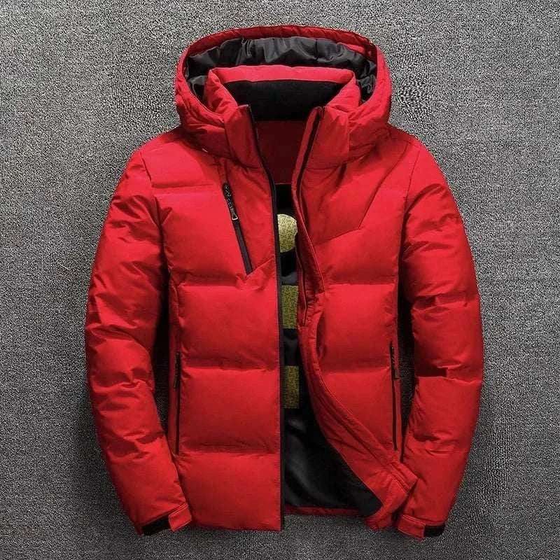 MensFashionStyleStore 1897 Red / XL OUTDOOR THICK WARM JACKET