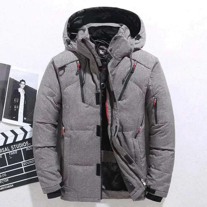 MensFashionStyleStore GRAY / M OUTDOOR THICK WARM JACKET