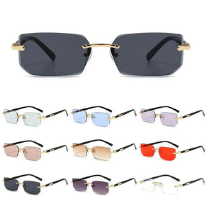 MensFashionStyleStore RETRO RIMLESS SUNGLASSES