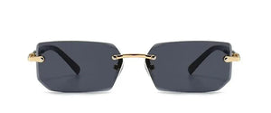 MensFashionStyleStore RETRO RIMLESS SUNGLASSES
