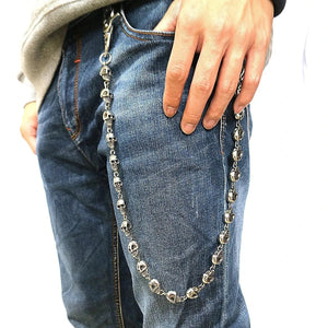 MensFashionStyleStore 68cm SKELETON JEANS CHAIN