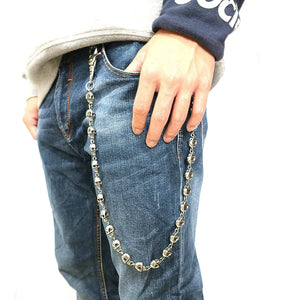 MensFashionStyleStore 68cm SKELETON JEANS CHAIN