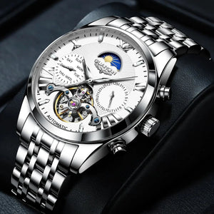 MensFashionStyleStore VINTAGE DESIGN MECHANICAL WATCH WITH SILICONE STRAP