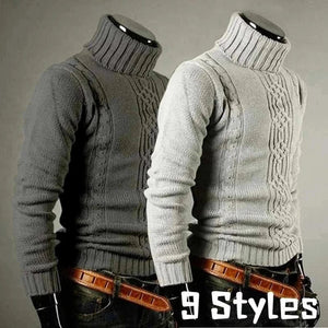 Men's Fashion Style Store Winter Men's High Quality Turtleneck Sweater