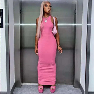  Men's Fashion Style Store Pink / XS Women Dresses